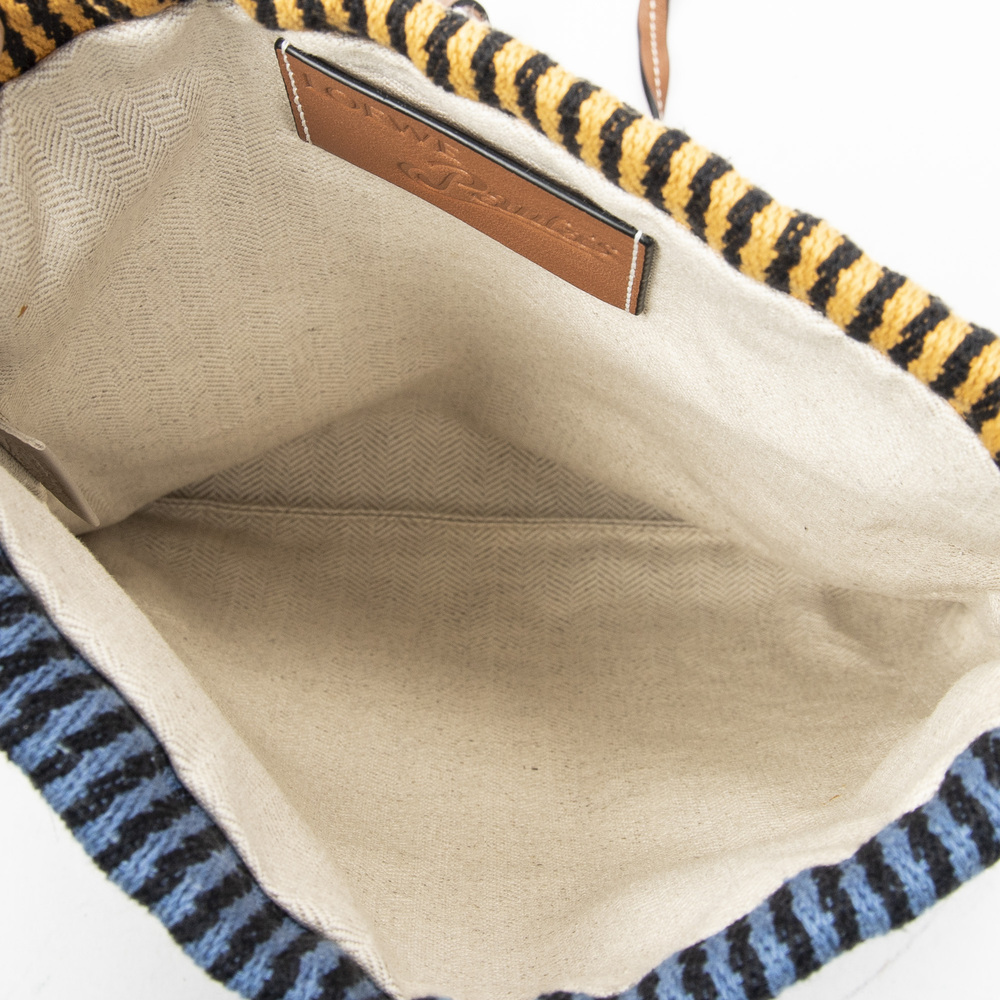 Loewe Embroidered Drawstring Pouch Crossbody - Picture 9 of 10
